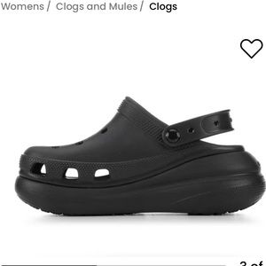 WOMEN'S CROCS CLASSIC CRUSH PLATFORM CLOGS